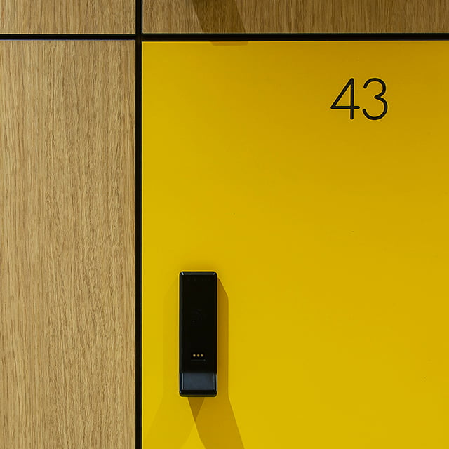 Unicolour design - lockers
